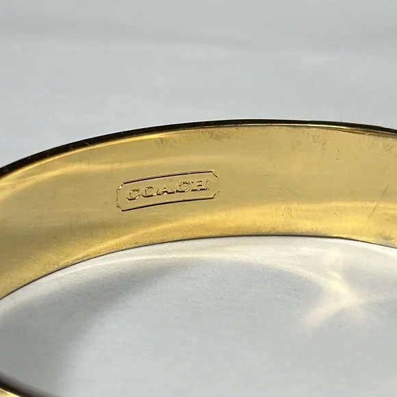 COACH Legacy Stripe Bangle Bracelet - Picture 5 of 7